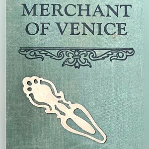 Vintage Towle Sterling Silver Bookmark F